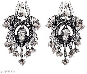 Twinkling Fusion Oxidised Earrings for Women