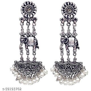 Essential Oxidised Earrings  Studs for women
