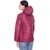 Honey Bell Self Design Pink Color Polyester Jacket For Women