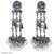 Essential Oxidised Earrings  Studs for women