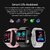 D20 Unisex Smart Watches With Workout Modes Heart Rate Tracking Sports Smart Watch