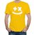 HIT SQUARE Yellow Pure Cotton Round Neck Printed For Men