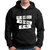 HIT SQUARE Men Black Printed Hooded Full Sleeve Sweatshirt.