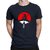 HIT SQUARE Itachi_Uchiha logo Navy Blue Pure Cotton Round Neck Printed For Men