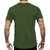 HIT SQUARE Olive Pure Cotton Round Neck Printed T-Shirt for Men