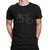 HIT SQUARE Black Pure Cotton Round Neck Printed For Men