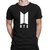 HIT SQUARE Black Pure Cotton Round Neck Printed For Men