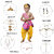 Ram Costume for Boy (Magenta Dhoti, Patka, Mukut, Mala, Earrings, Dhanush, teer)