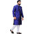 Ochex Men's Dupion Silk Long Straight Knee Length Plain Casual  Wear Kurta