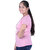 Kid Kupboard Cotton Girls T-Shirt, Pink, Half-Sleeves, Crew Neck, 14-15 Years KIDS5388