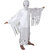 Kaku Fancy Dresses White Ghost Halloween Costume/California Cosplay Costume - White, 3-4 Years, For Boys & Girls
