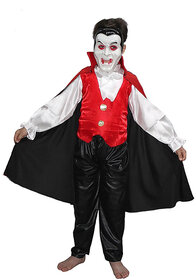 Kaku Fancy Dresses Vampire Dress For Kids With Vampire Teeth  Face Mask for Halloween Costume Party