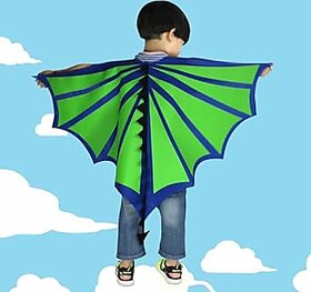 Kaku Fancy Dresses Black Ghost Costume For Kids With Vampire Teeth & Face Mask for Halloween Horror Costume Party