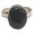 Sulemani Hakik Ring With Natural Sulemani Hakik Stone Chalcedony Silver Plated Ring