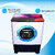 Foxsky 8.6 kg Semi-Automatic Top Load Washing Machine With Magic Filter (Aqua Wash, MAROON)