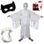Kaku Fancy Dresses Spooky White Ghost Dress For Kids With Vampire Teeth, Face Mask,  Fake Blood, Halloween Costume