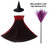 Kaku Fancy Dresses Halloween Dracula Cloak Cape with Pointy Hat & Witch Broomstick for  Kids | Horror Costume for Kids
