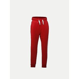 Radprix Track Pant For Boys (Red, Pack Of 1)