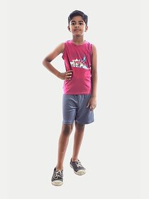 Radprix Vest For Boys Pure Cotton (Silver, Pack Of 1)