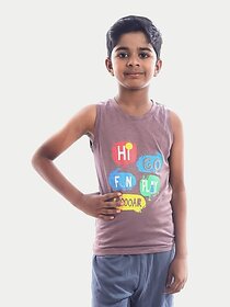 Radprix Vest For Boys Cotton (Purple, Pack Of 1)