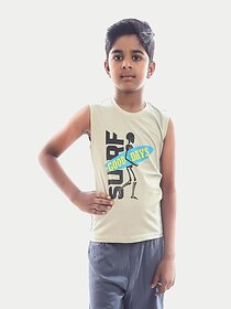 Radprix Vest For Boys Cotton (Grey, Pack Of 1)