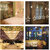12 Stars LED Lights for Diwali, Flameless  Smokeless 138 LED Windows Curtain String Lights for Festivals/Diwali