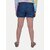Rad Prix Short For Girls Casual Solid Pure Cotton (Dark Blue, Pack Of 1)
