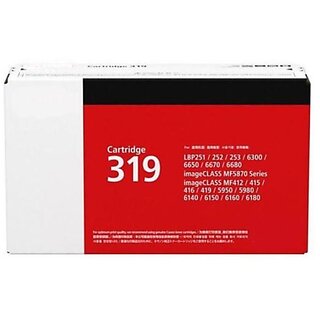 Canon 319 Black Toner Cartridge Printer Model Number For 	LBP6300DN, LBP6650DN, LBP6680X, MF5870DN, MF5980DW.