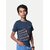 Radprix Boys Printed Pure Cotton T Shirt (Blue, Pack Of 1)