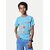 Radprix Boys Typography, Printed Pure Cotton T Shirt (Light Blue, Pack Of 1)
