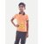 Radprix Boys Graphic Print Pure Cotton T Shirt (Orange, Pack Of 1)
