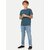 Radprix Boys Solid Pure Cotton T Shirt (Blue, Pack Of 1)
