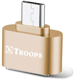 TP TROOPS Micro to USB A 2.0 OTG Adapter, Micro USB to Female USB Compatible with Most Micro USB Devices-TP-2228