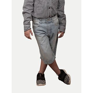 Rad Prix Three Fourth For Boys (Light Blue Pack Of 1)