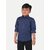 Radprix Boys Solid Casual Dark Blue Shirt