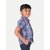 Radprix Boys Checkered Casual Light Blue Shirt