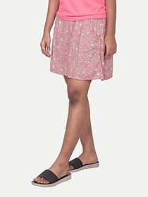 Radprix Printed Girls Skorts Yellow Skirt