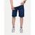Radprix Solid Men Denim Dark Blue Denim Shorts