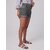 Radprix Solid Women Grey Denim Shorts