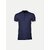 Radprix Solid Men Henley Neck Navy Blue T-Shirt