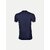 Radprix Solid Men Henley Neck Navy Blue T-Shirt
