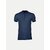 Radprix Solid Men Henley Neck Navy Blue T-Shirt