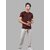 Rad Prix Mens Maroon Solid Polyester Round Neck T-Shirt