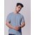 Radprix Solid Men Round Neck Light Blue T-Shirt