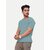 Radprix Solid Men Round Neck Blue T-Shirt
