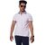 Radprix Printed Men Polo Neck White T-Shirt