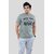 Radprix Printed Men Round Neck Grey T-Shirt