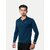 Radprix Solid Men Polo Neck Blue T-Shirt