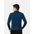 Radprix Solid Men Polo Neck Blue T-Shirt