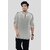 Radprix Solid Men Henley Neck Grey T-Shirt